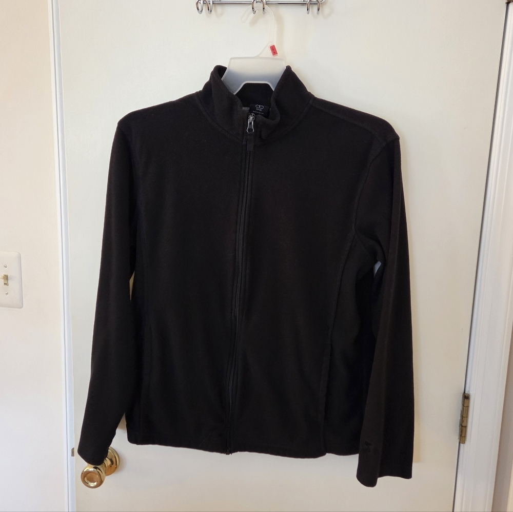STARTER Men's Size Small Black Full Zip Fleece